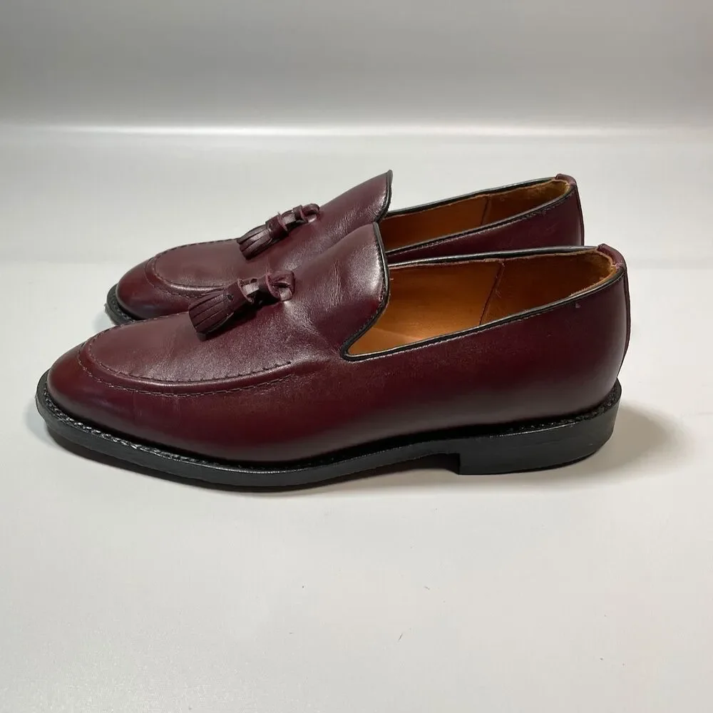 Allen Edmonds Randolph Slip-on Tassel Loafer Burgundy Slip On Men's 7.5 3E